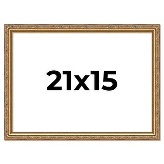 21x15 Frame Red Solid Wood Picture Frame Width 1.75 Inches